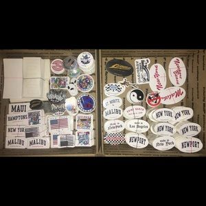 20 RANDOM BRANDY STICKERS